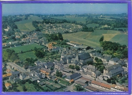 Carte Postale 64. Morlaas  Le Centre Du Bour Et Le Terrain De Football   Très Beau Plan - Morlaas