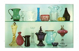 BENNINGTON, Vermont, USA, American Blown & Pressed Glass Collection, Old Chrome Postcard - Bennington