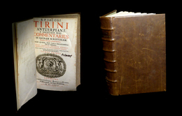 [Imp. LYON THEOLOGIE BIBLE BIBLIA ANTWERPEN] TIRINI / TIRINIUS - Commentarius In Sacram Scripturam. 1678. - Bis 1700