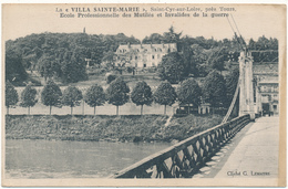 SAINT CYR SUR LOIRE  - Villa Sainte Marie, Ecole Des Mutilés Et Invalides De La Guerre - WW1 - Saint-Cyr-sur-Loire
