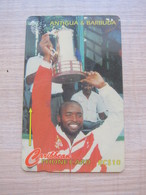 GPT Phonecard,145CATA Dave Joseph From "1996 West Indies" Cricket Team, Used - Antigua And Barbuda