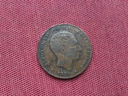 ESPAGNE Monnaie De 10 Centimos 1879 - Münzen Der Provinzen