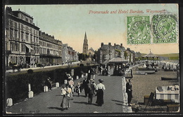 REPRODUCTION ANGLETERRE - Weymouth, Promenade And Hotel Burdon - Weymouth