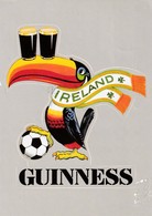 Germany 1994 Label Card: Football Fussball Soccer Calcio Guinness; Ireland Parrot Magdeburg Slogan Cancellation; Church - Other