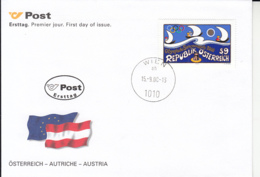 OLYMPIC GAMES, SYDNEY'00, SAILING, COVER FDC, 2000, AUSTRIA - Summer 2000: Sydney