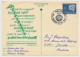 SUEDE - Carte Commémorative - MALMÖ 40eme Congrès De S.A.T - 1967 - Esperanto