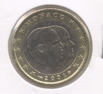 1 EURO MONACO 2001 SUP - Monaco