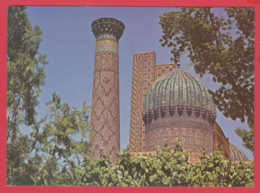 Ouzbékistan - SAMARKAND - Médersa Chir-Dor * SUP* Scan Reco/verso - Uzbekistan
