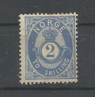 NORUEGA  YVERT  17   MH  * - Unused Stamps