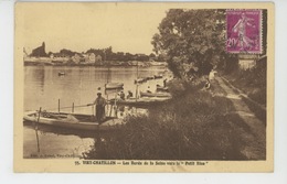 VIRY CHATILLON - Les Bords De La Seine Vers Le "Petit Bleu " (pêcheurs ) - Viry-Châtillon