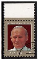 Latvia 1993 .  Pope John Paul II. 1v: 15s.     Michel # 360  (oo) - Letonia