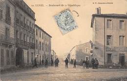 Lunel           34      Bd De La République. Hôtel Du Palais        (Voir Scan) - Lunel