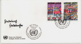 UNITED NATIONS - GENEVA 1983 - FDC - Brieven En Documenten