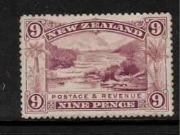 NZ 1898 9d Pink Terraces SG 256 HM ZZ109 - Unused Stamps