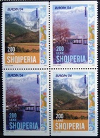 EUROPA        ANNEE 2004        ALBANIE         N° 2703a/b + 2704a/b           NEUF** - 2004