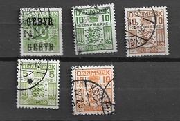 1934 USED Danmark, Gebyr - Impuestos