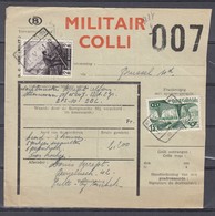 Vrachtbrief Met Stempel Heist Op Den Berg Militair Colli - 1942-1951