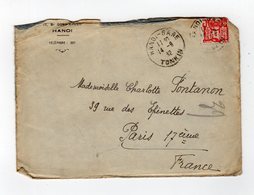 Mai20  88158   Cachet Sur Lettre Hanoi Gare   Tonkin  1932 - Briefe U. Dokumente