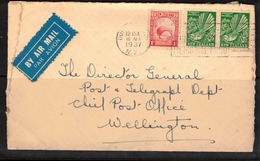 NZ 1935 2d Rate On Cover SG 579 U #BIR170 - Briefe U. Dokumente