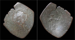 Byzantium Latin Rulers Of Constantinople Bronze Trachy - Byzantium