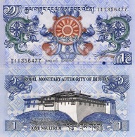 BHUTAN, 1 NGULTRUM, 2013, P27, UNCIRCULATED - Bhután