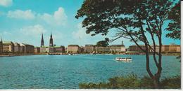 ALLEMAGNE HAMBOURG HAMBURG BINNENALSTER  CARTE 7 X 14 CM - Eimsbüttel