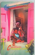 18CVBA Woman With Child On Phone - Virgin Islands