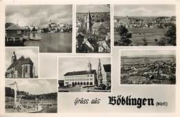 BÖBLINGEN - Carte Multi-vues. - Boeblingen