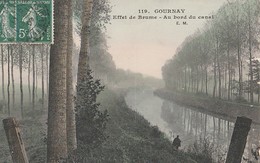 GOURNAY. - Effet De Brume - Au Bord Du Canal. Carte Pas Courante - Gournay Sur Marne