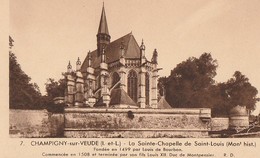 CHAMPIGNY-SUR-VEUDE. - Intérieur De La Sainte-Chapelle De Saint-Louis. - Champigny-sur-Veude