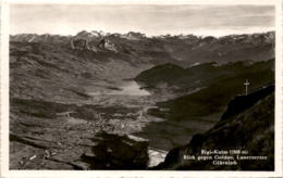 Rigi-Kulm - Blick Gegen Goldau, Lauerzersee, Glärnisch (8080) - Lauerz