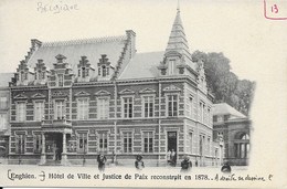 Enghien Hôtel De Ville Et Justice De Paix Reconstruit En 1878  (Editeurs REBTS) - Enghien - Edingen