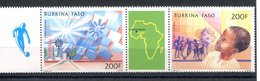 RC 17416 BURKINA FASO COTE 5€ PA N° 277A PAIRE AVEC VIGNETTE CENTRALE NEUF ** TB MNH VF - Burkina Faso (1984-...)