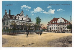 LANGENTHAL Restaurant Bahnhof U. Kantonalbank Edition Guggenheim No. 12316 Gel. Feldpost - Langenthal