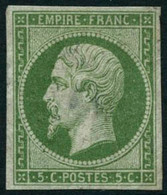 ** N°12 5c Vert - TB - 1853-1860 Napoleone III