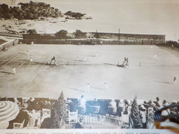 PHOTO SPORT MONDAIN INAUGURATION COURT DE TENNIS MONTE CARLO 1928 - Sonstige & Ohne Zuordnung