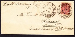 1878 Brief Aus Helingsfors Nach Minnesota / USA - Covers & Documents