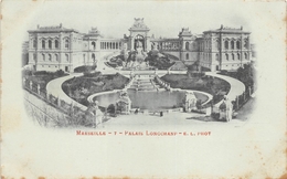 MARSEILLE   PALAIS LONGCHAMP   CARTE PIONNIERE - Cinq Avenues, Chave, Blancarde, Chutes Lavies