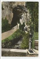 38 Isère Les Grottes De La Balme Entrée Des Grottes Et Fontaine Ed Streiff De La Balme - La Balme-les-Grottes