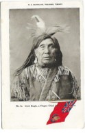 Crow Eagle, A Piegan Chief, Canadian Northwest - Native Americans