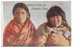 India Girl & Eskimo Girl - Native Americans