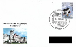 SPAIN. POSTMARK MAGDALENA PALACE. SANTANDER 2020 - Autres & Non Classés