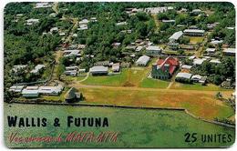 Wallis And Futuna - WF11 - Vue Aérienne De Mata-Utu (Without CN.), 04.1997, 25Units, 2.400ex, Used - Wallis En Futuna