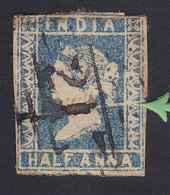 1854 British India Half Anna Scratched Plate. - 1854 Britische Indien-Kompanie