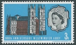 1966 GREAT BRITAIN WESTMINSTER ABBEY SG 687p PHOSPHOR MNH ** - RC31-3 - PHQ-Cards