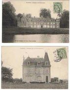 TUFFE LOT DE 2 CARTES  CHATEAU DE CHERONNE + CHATEAU DE  LA CHAPRONNIERE ***   A   SAISIR   **** - Tuffe