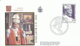 VATICANO,  SOBRE  CONMEMORATIVO    PAPA  JUAN PABLO II - Storia Postale