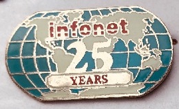 INFONET - 25 YEARS - 25 ANS - JAHRE - MONDE - WORLD - WELT - MONDO - MUNDO - EGF -                          (25) - Médias