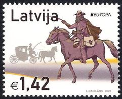 Latvia Lettland Lettonie 2020 (05-2) Europe - Old Post Roads - Horse - Carriage - Latvia