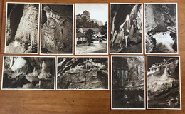 POSTCARDS X 9=POST CARDS=CHEDDAR CAVES=SOMERSET=ENGLAND=SEPIA=ALL IN MINT CONDITION!!=A.G.H. GOUGH=MANAGER Of The Caves. - Cheddar